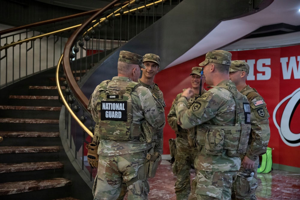 DCNG Chief Command Warrant Officer mentors guardsmen on patrol procedures