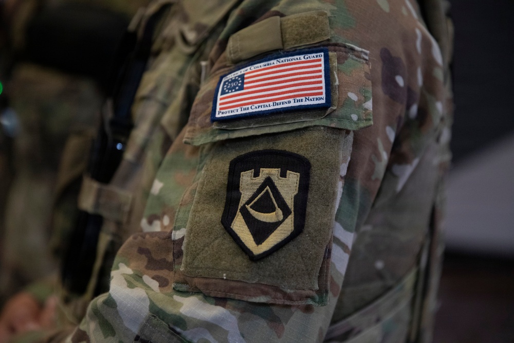 DCNG Chief Command Warrant Officer mentors guardsmen on patrol procedures