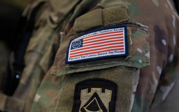 DCNG Chief Command Warrant Officer mentors guardsmen on patrol procedures