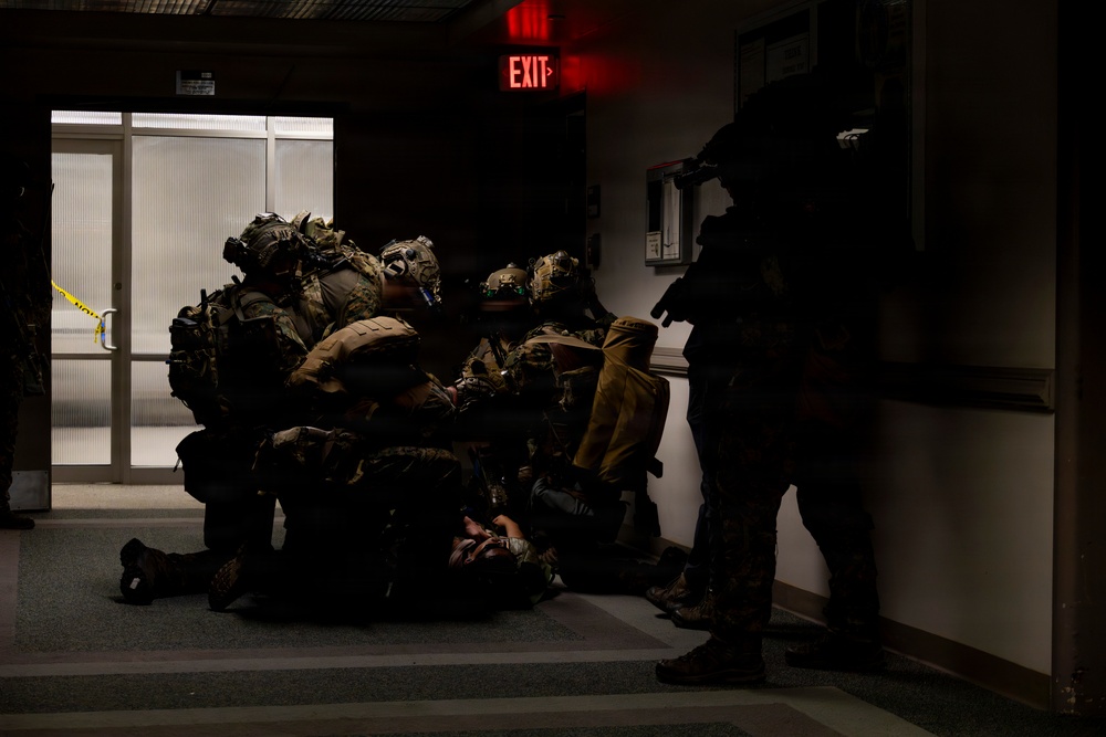 MARSOC conducts raid training during RAVEN