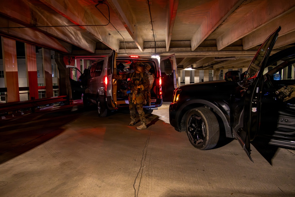 MARSOC conducts raid training during RAVEN