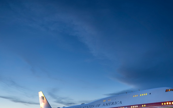 Air Force One supports presidential visit to Mount Rushmore