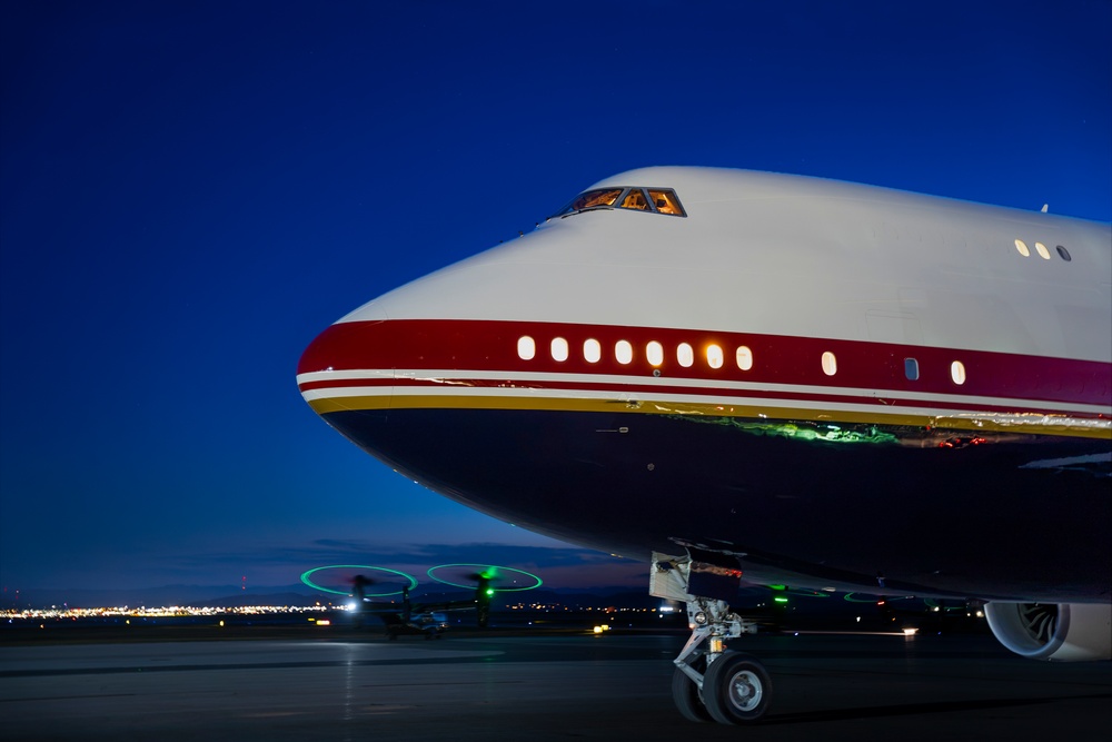 Air Force One supports presidential visit to Mount Rushmore
