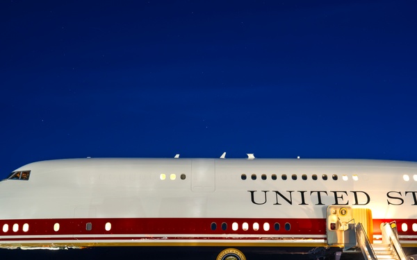 Air Force One supports presidential visit to Mount Rushmore