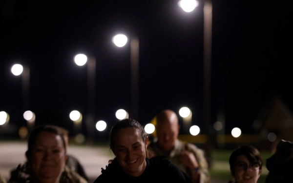 451st ESC Soldiers complete early-morning six-mile ruck march