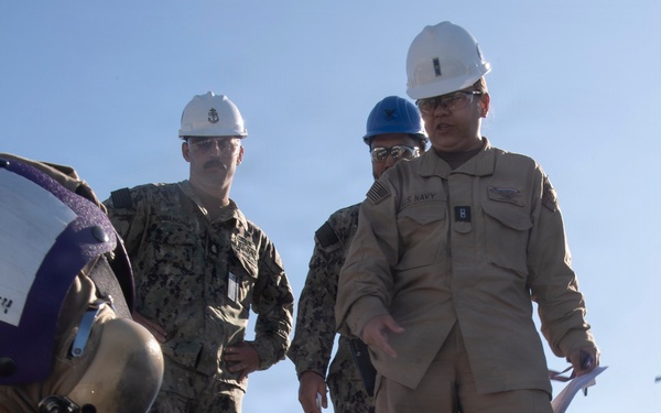 Ronald Reagan Sailors Conduct Flight Deck Firefighting Training