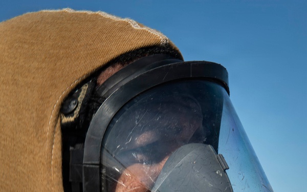 Ronald Reagan Sailors Conduct Flight Deck Firefighting Training