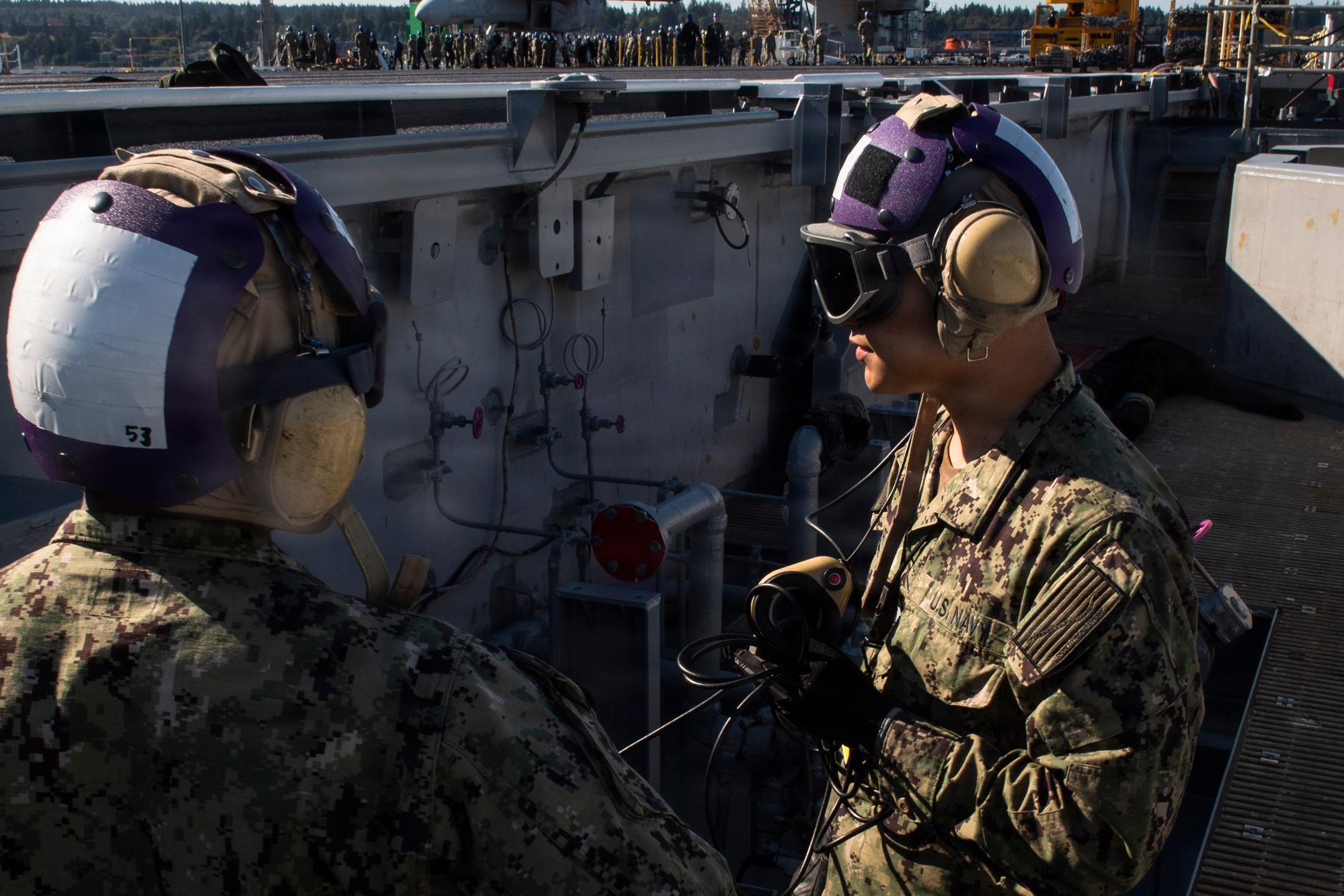 DVIDS - Images - Ronald Reagan Sailors Conduct Flight Deck