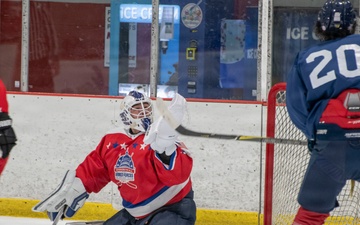 Security forces lieutenant backstops D.C. team to Heroes Cup hockey title
