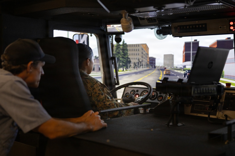 U.S. Marines visit Fire Department of the City of New York Veterans of Foreign Wars Post 12033