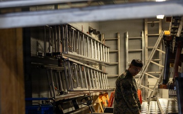 U.S. Marines visit Fire Department of the City of New York Veterans of Foreign Wars Post 12033