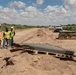 Contractors continue installation and repair of HESCO barriers in NDA 2