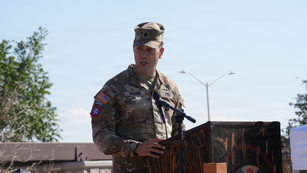 1‑6 IN Change of Command ceremony
