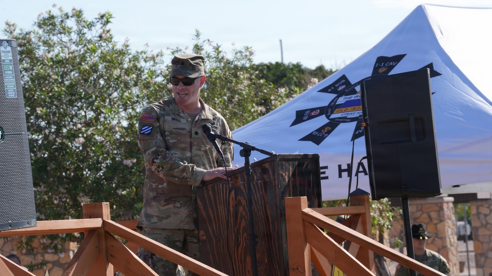 1-6 IN Change of Command ceremony