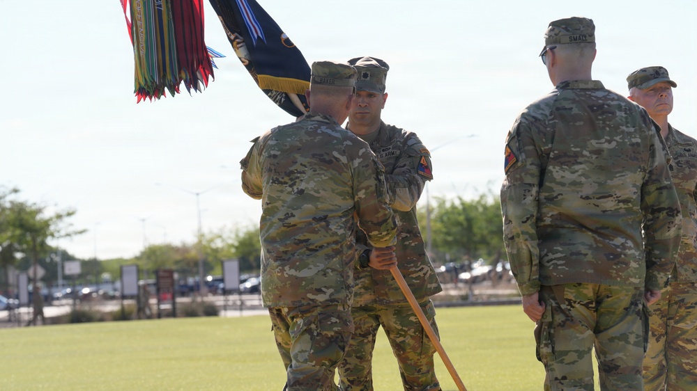 1-6 IN Change of Command ceremony