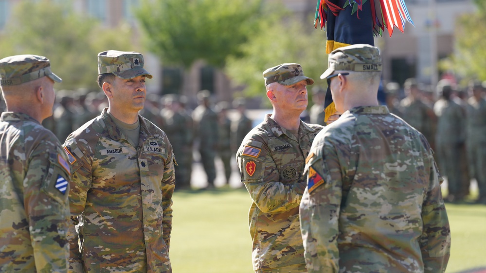 1-6 IN Change of Command ceremony