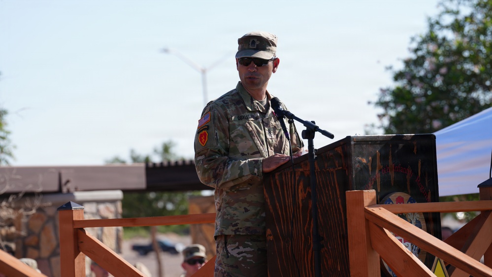 1‑6 IN Change of Command ceremony