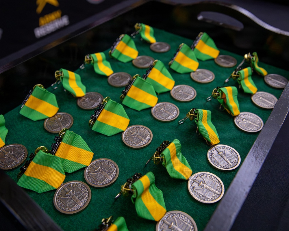 Senior leaders award Mexican Border Defense Medal to 4th Sustainment Command (Expeditionary)