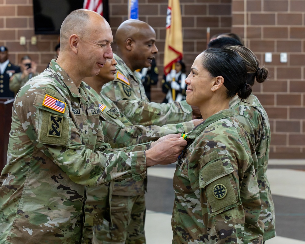 Senior leaders award Mexican Border Defense Medal to 4th Sustainment Command (Expeditionary)