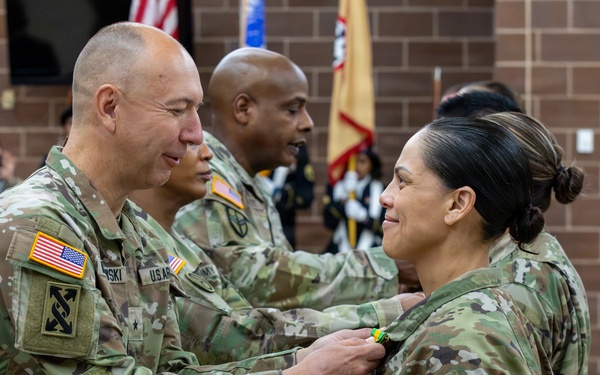 Senior leaders award Mexican Border Defense Medal to 4th Sustainment Command (Expeditionary)