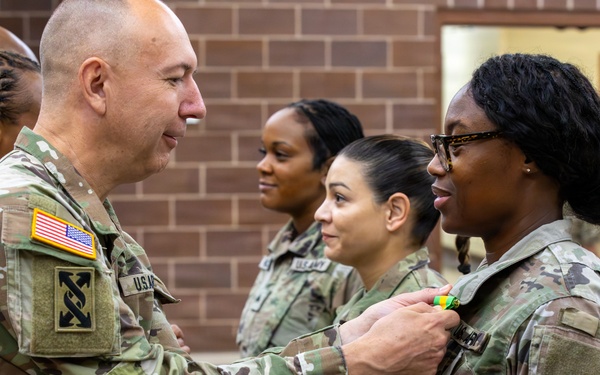 Senior leaders award Mexican Border Defense Medal to 4th Sustainment Command (Expeditionary)