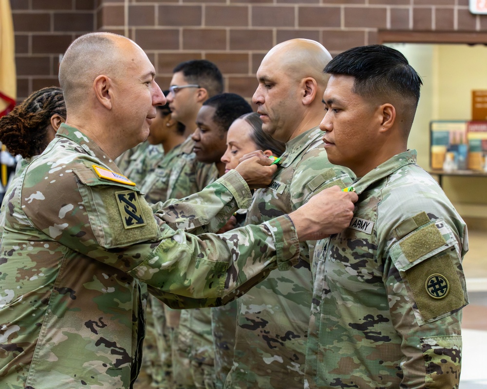 Senior leaders award Mexican Border Defense Medal to 4th Sustainment Command (Expeditionary)