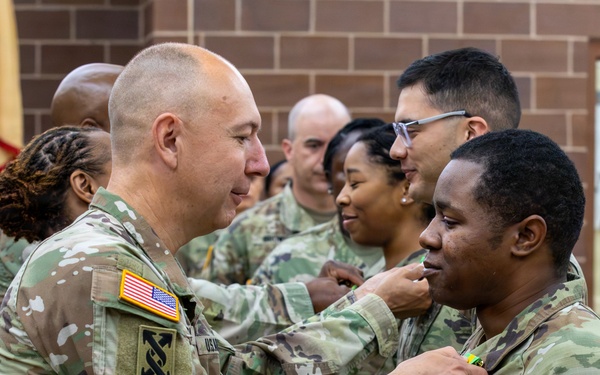 Senior leaders award Mexican Border Defense Medal to 4th Sustainment Command (Expeditionary)