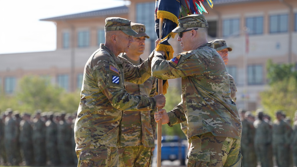 1-6 IN Change of Command ceremony