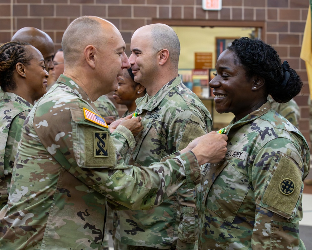 Senior leaders award Mexican Border Defense Medal to 4th Sustainment Command (Expeditionary)
