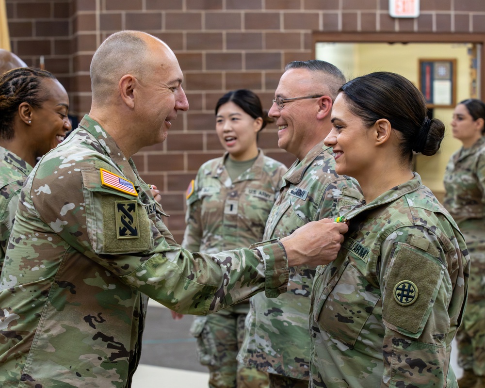Senior leaders award Mexican Border Defense Medal to 4th Sustainment Command (Expeditionary)