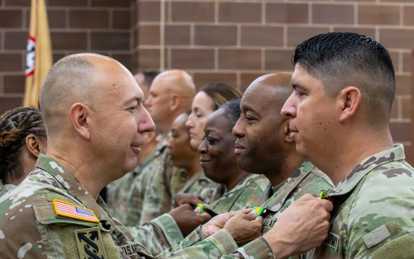 Senior leaders award Mexican Border Defense Medal to 4th Sustainment Command (Expeditionary)