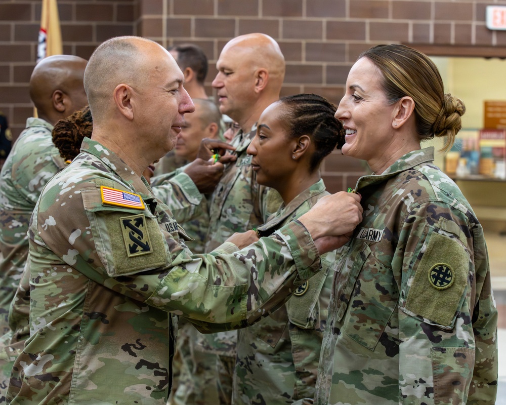 Senior leaders award Mexican Border Defense Medal to 4th Sustainment Command (Expeditionary)