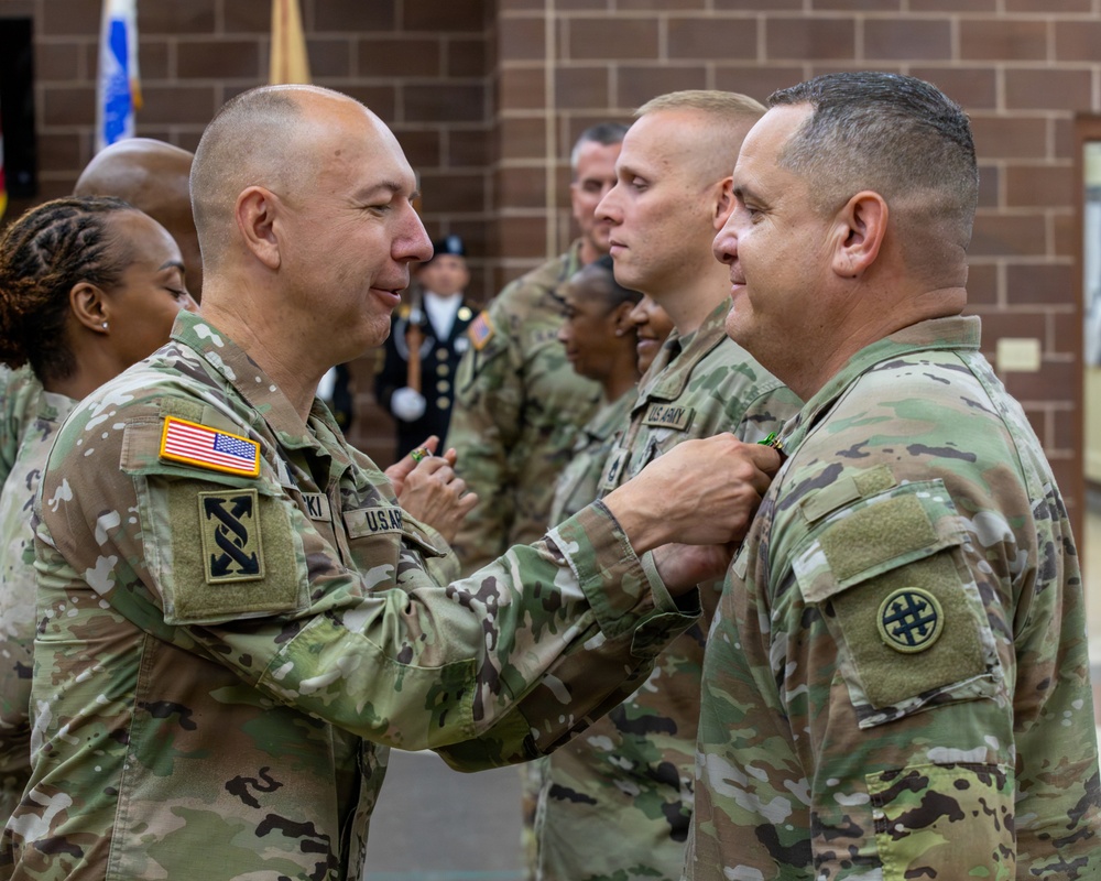 Senior leaders award Mexican Border Defense Medal to 4th Sustainment Command (Expeditionary)