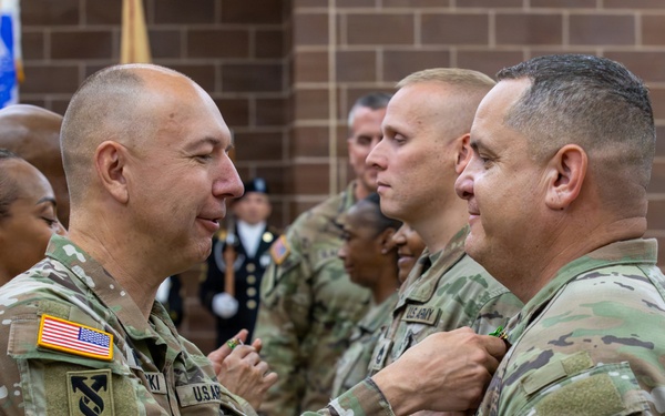 Senior leaders award Mexican Border Defense Medal to 4th Sustainment Command (Expeditionary)