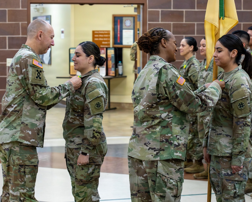 Senior leaders award Mexican Border Defense Medal to 4th Sustainment Command (Expeditionary)