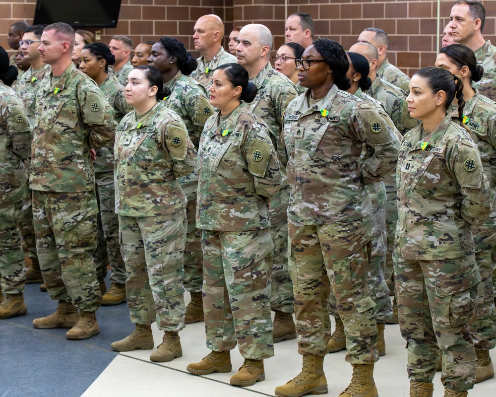 Senior leaders award Mexican Border Defense Medal to 4th Sustainment Command (Expeditionary)