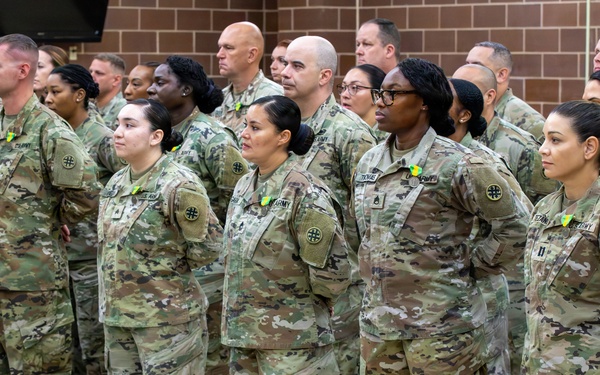 Senior leaders award Mexican Border Defense Medal to 4th Sustainment Command (Expeditionary)
