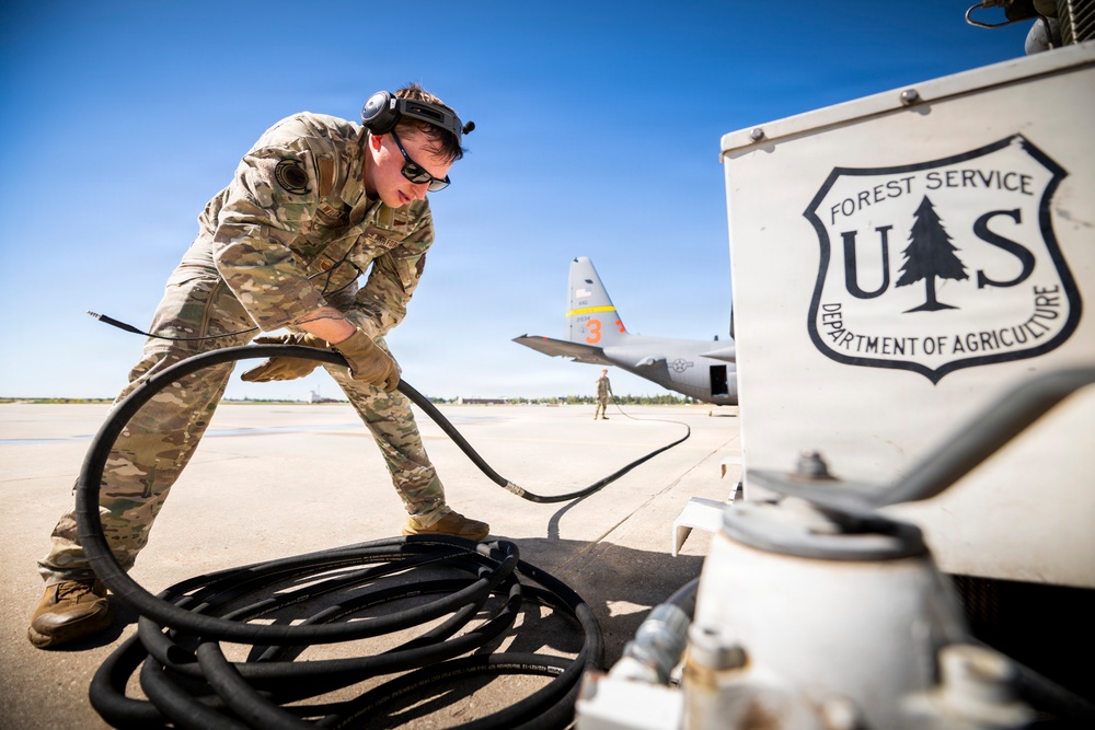 153rd Airlift Wing answers the call for wildfire season