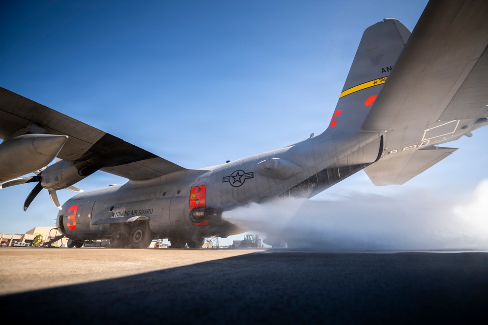 153rd Airlift Wing answers the call for wildfire season