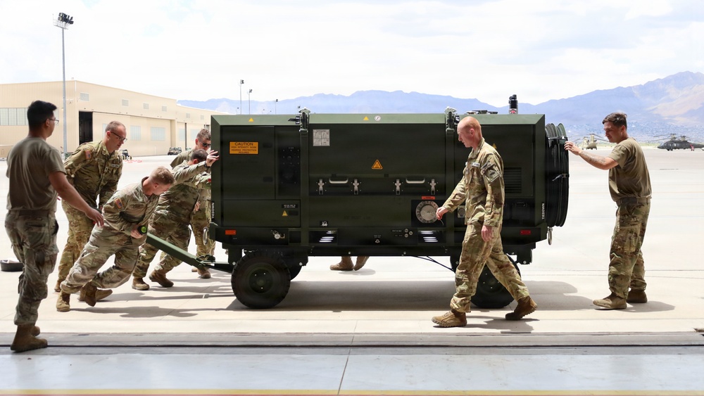 1st AD CAB Soldiers first to train on the AGPU 1.1 on Fort Bliss