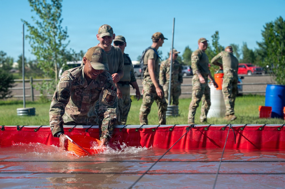 Malmstrom Airmen strengthen expeditionary skills during Ready Airman Training race