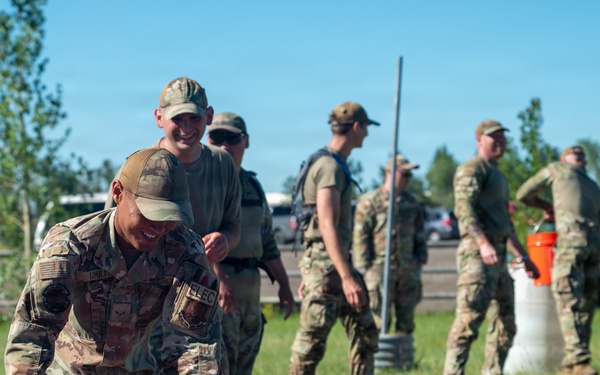 Malmstrom Airmen strengthen expeditionary skills during Ready Airman Training race