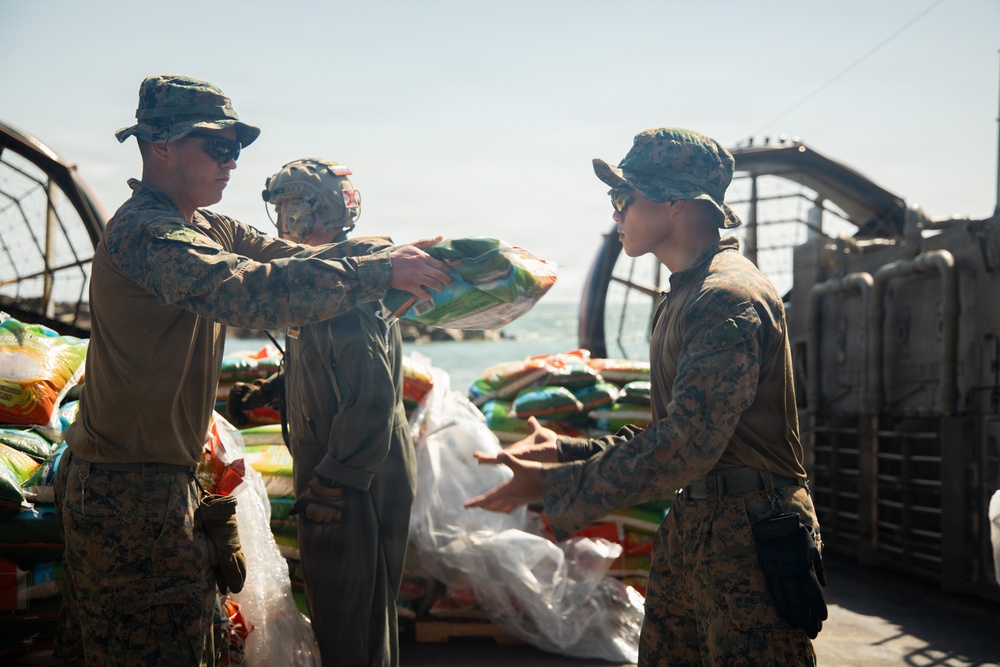 LCF-24: LCAC Delivery of Disaster Assistance Supplies