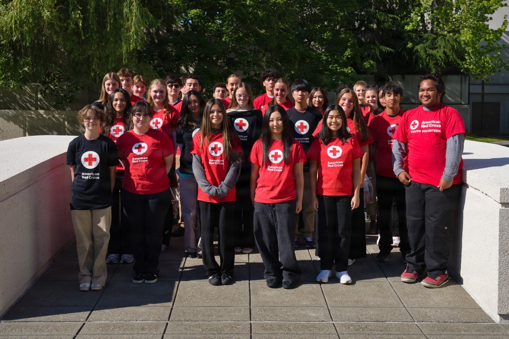 Madigan Army Medical Center welcomed volunteers participating in the annual American Red Cross Summer Youth Program