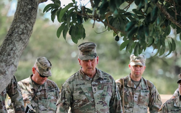 Maj. Gen. Todd Erskine visits 364th Expeditionary Sustainment Command during RIMPAC 2026