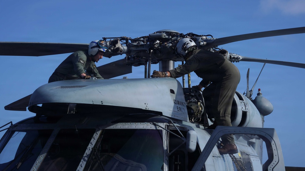USS Cooperstown Conducts Flight Quarters.
