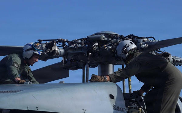 USS Cooperstown Conducts Flight Quarters.