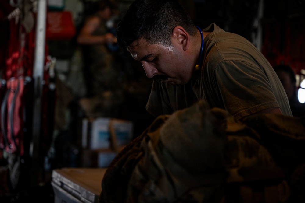 C-130H sustains air mobility operations in the CENTCOM AOR