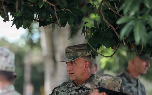 Maj. Gen. Todd Erskine visits 364th Expeditionary Sustainment Command during RIMPAC 2026