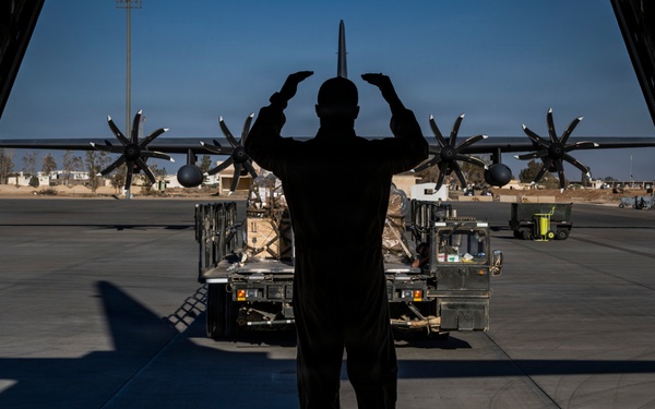 C-130H sustains air mobility operations in the CENTCOM AOR